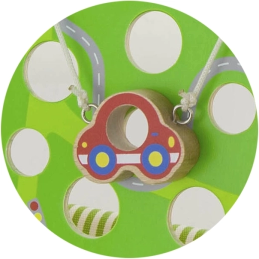 Lõbus rada väikese autoga