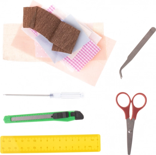 DIY komplekt tööriistade ja liimiga