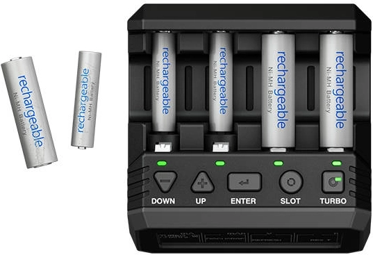 Neli iseseisvat AA/AAA pesa