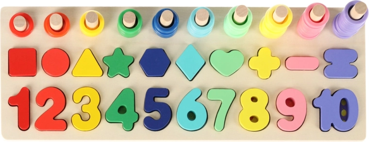 Shape and number sorter for quick learning