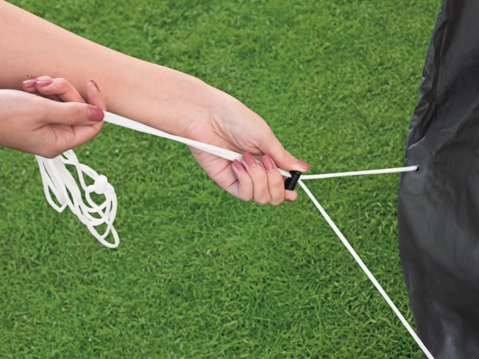 Kindel kinnitamine nööridega