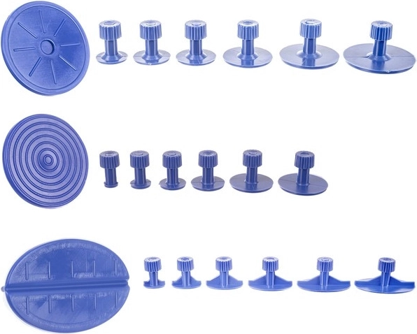 18 vahetatavat adapterit eri tüüpi kahjustuste jaoks
