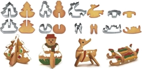 Loo muljetavaldavaid 3D jõuluküpsiseid