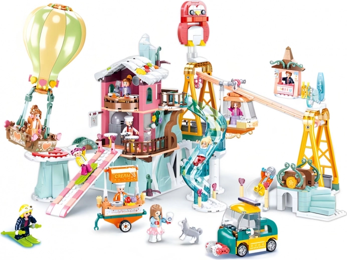 Suur talvekeskus täis atraktsioone