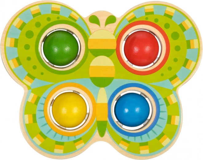 Lõbus liblikas ja neli värvi