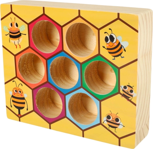 Värviline masiivpuidust mesilasurg