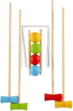 Erksavärvilised puidust elemendid