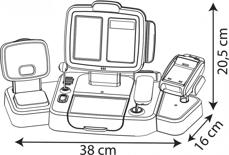 LCD-kalkulaator ja juhtpaneel