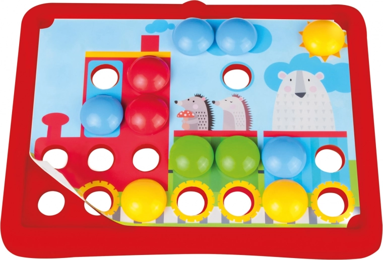 Õppimine läbi mängu 7 värvilise šablooniga