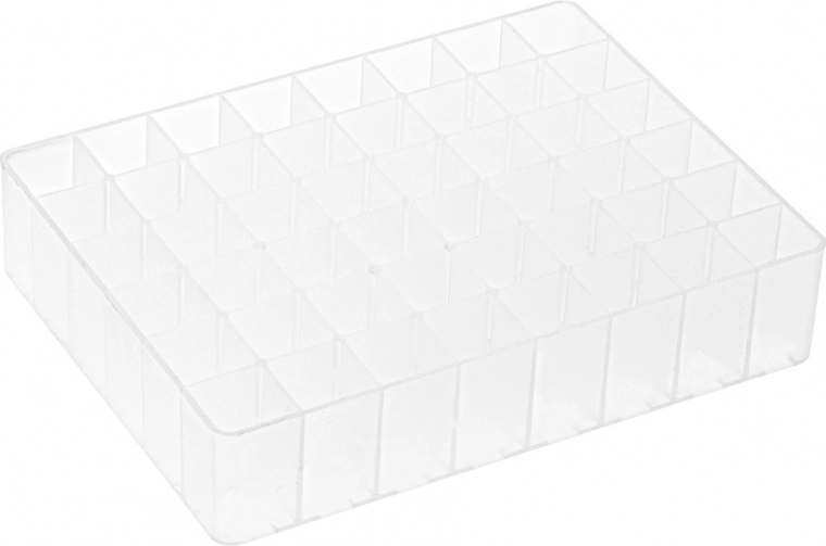 Clear organization with stand