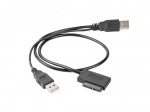USB-adapter toitekaabliga -> SATA Slim SSD (13 pin)