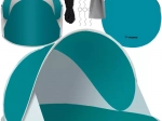 Self-erecting beach tent 190 × 120 × 86 cm TRIZAND
