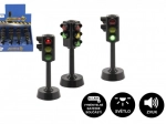 Plastic Interactive Traffic Light Battery-Operated 12 cm