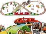 Wooden Train Set 3.2 m – Large 57‑Piece Set with Crane