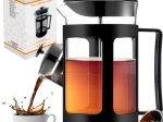 Glass French Press RUHHY 1 L for Coffee and Tea