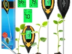 Digital 4-in-1 Soil Tester for Measuring pH, Moisture and Temperature