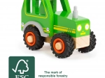 Small Foot Wooden Tractor Green