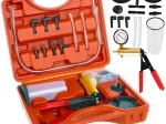 Handheld vacuum and pressure pump with gauge – car diagnostic kit