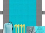 Beach and picnic mat XXL 208 × 208 cm TRIZAND