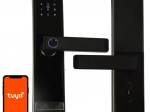 Electronic smart door lock with keypad, fingerprint reader and Bluetooth