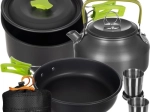 TRIZAND Camping Cookware Set, 18-piece