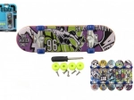 Finger skateboard with accessories