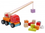 Cubika puidust autokraana magnetiga