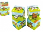 Foam blocks My First Animals 7 × 7 cm, 4 pcs