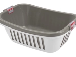 Plastpesukorvid puhta pesu jaoks HEIDRUN, komplekt 2 tk