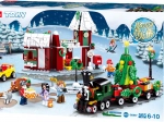 Sluban Town Christmas Village with Train
