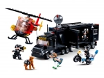 SLUBAN Police SWAT Mobile Base with Helicopter and Motorcycle