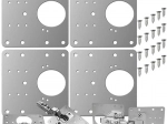 Repair Plates for Furniture Hinges - Set of 4 pcs