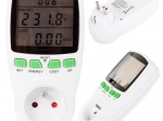 Digital wattmeter with LCD display