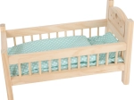 Small Wooden Doll Bed