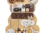 Wooden Sensory Board Bear Kruzzel