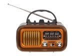 kaasaskantav retro AM/FM raadio päikeselaadimise ja Bluetoothiga