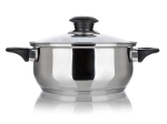 Stainless steel pot with glass lid 18 cm, 1.7 l SUPER VALUE