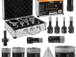BIGSTREN M14 teemant-augufreeside komplekt, 13 osa (6–68 mm) alumiiniumkohvris