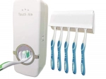 Touchless Toothpaste Dispenser and Toothbrush Holder