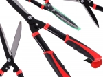Garden hedge shears with ergonomic handles
