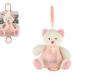 Mängiv roosa plüüsist mõmmik 18 cm