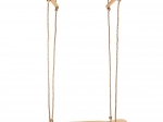 Wooden swing skateboard small foot
