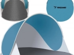 Rannatelk pop-up 145 × 100 × 70 cm – türkiissinine-valge