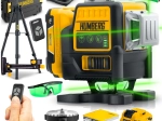 Ristlaser HUMBERG HM-171 kohvris koos statiiviga, 4D 16 joont, roheline kiir