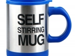 Self-stirring thermal mug
