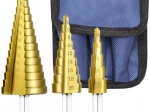 Step Drill Bit Set – 3 pcs