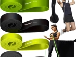Set of 4 resistance bands for exercise with door anchor trizand