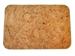 Cork placemats, rectangular with rounded corners 36 × 25 cm, set of 6