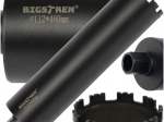 Teemantkroonpuur BIGSTREN 112 × 460 mm, keere 1.1/4 UNC