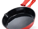 valurauast pann emaili ja silikoonkäepäraga cast enamel 25 cm